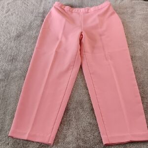 Vintage Levi's Bend Over Polyester Pull On Pants Bubble Gum Pink